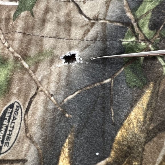 Walls Real tree Hardwoods Heavy Canvas Fleece Lined Hunting Coat Sz L Tall  Rips - Picture 15 of 16